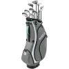 Wilson Women's Magnolia Calm Wave Cart Bag Package Set -Golf Clubs Sales 10151729 800 auto
