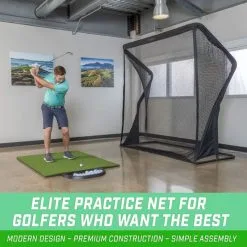Go Sports GoSports Elite Golf Practice Net With Steel Frame - 7 FT Size -Golf Clubs Sales 10216964 800 auto