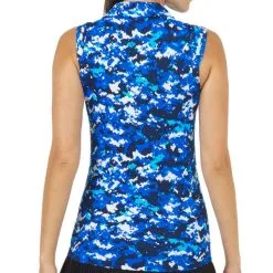 IBKUL Women's Sleeveless Polo - Camo Print -Golf Clubs Sales 9829632 800 auto